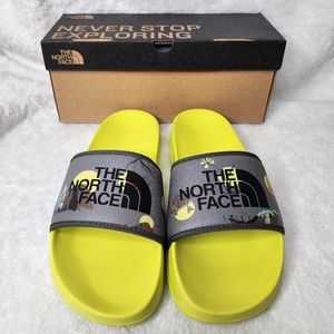 The North Face Base Camp Slide III Men's Sulphur Green Slip On Sandals Sz 9